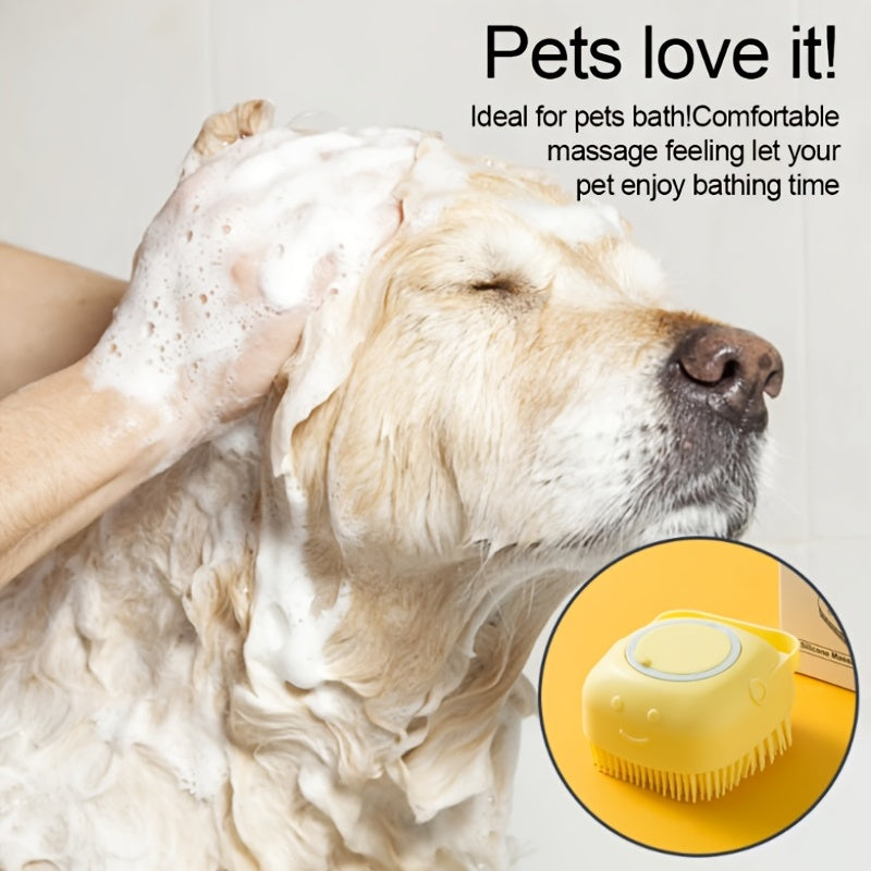 Pet Bath & Grooming Brush