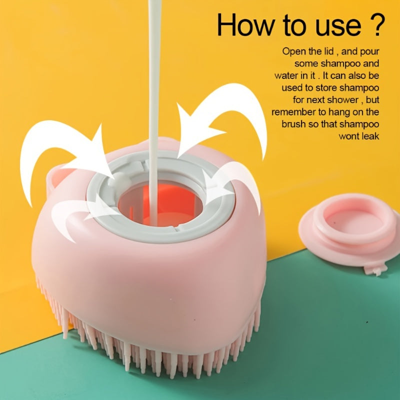 Pet Bath & Grooming Brush