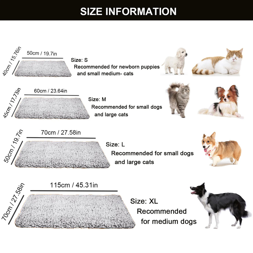 Self-Heating Pet Mat