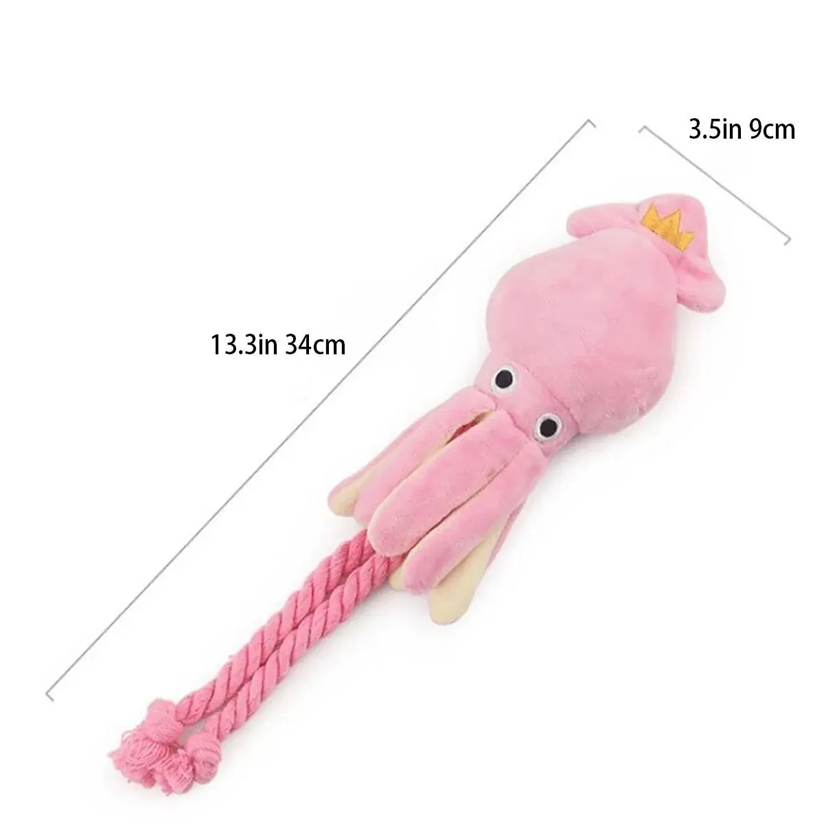 Supet Pet Octopus Plush Rope Toy
