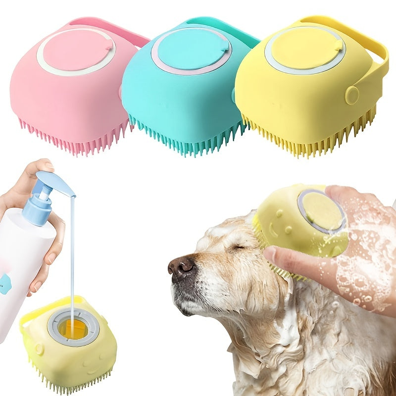 Pet Bath & Grooming Brush